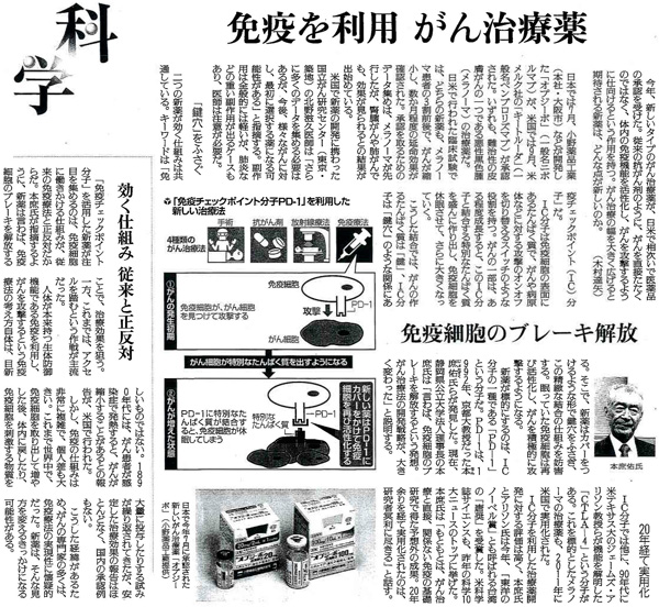 読売新聞2014年11月13日＜夕刊＞掲載記事