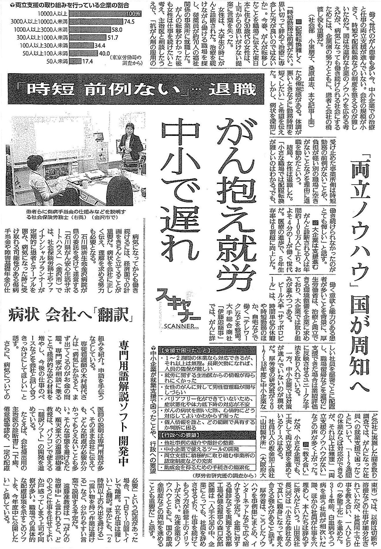 読売新聞 2019年9月4日掲載