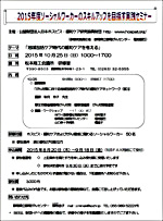 ソーシャルワーカーのため為の実践セミナー研修会のチラシ